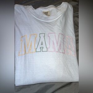 comfort colors mama tee